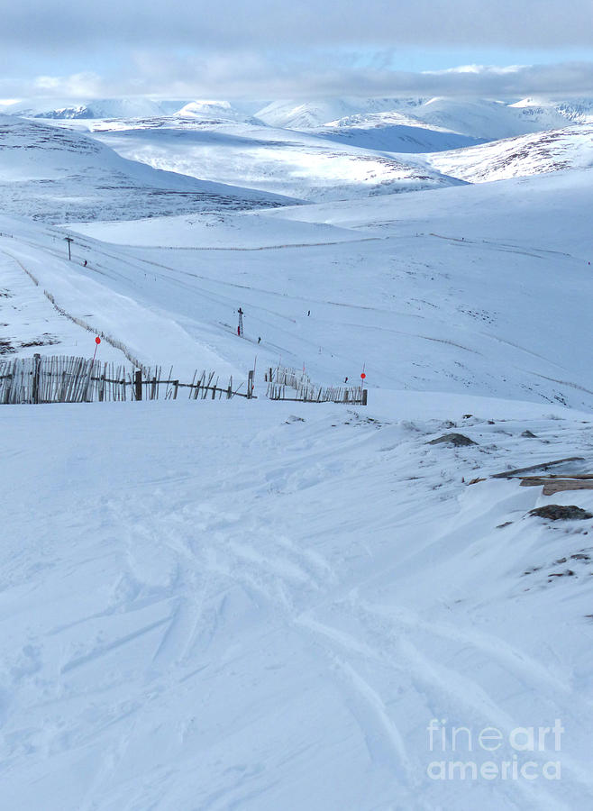 Cairngorm Mountains from the Glenshee Ski Area Photograph by Phil Banks