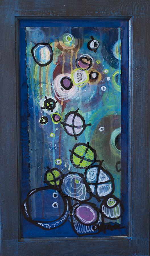 Cairns, Stones and Stars, Abstract 7 Painting by Laurie Maves ART