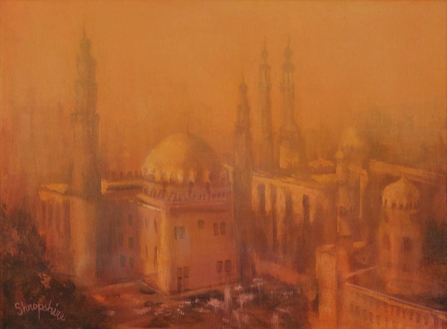 Cairo Egypt Painting by Tom Shropshire