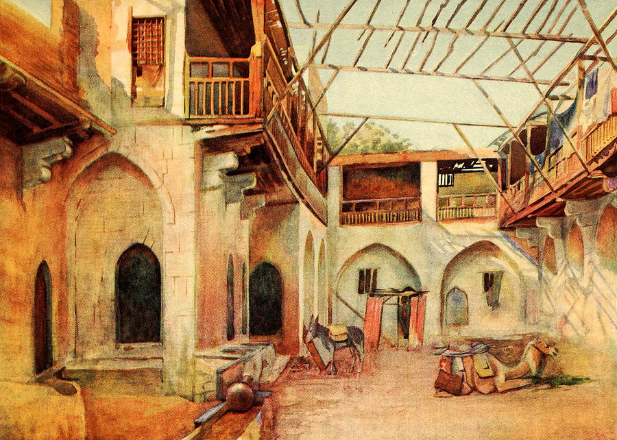 Cairo Market 1912 Photograph by Munir Alawi