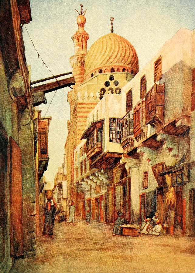 Cairo Souk 1912 Photograph by Munir Alawi