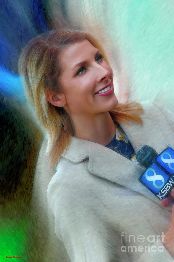 Caitlin Conrad Channel 8 News Photograph by Blake Richards