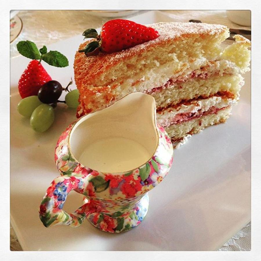 Cake Photograph - #cake #afternoontea 😍💕 by Jennie Davies