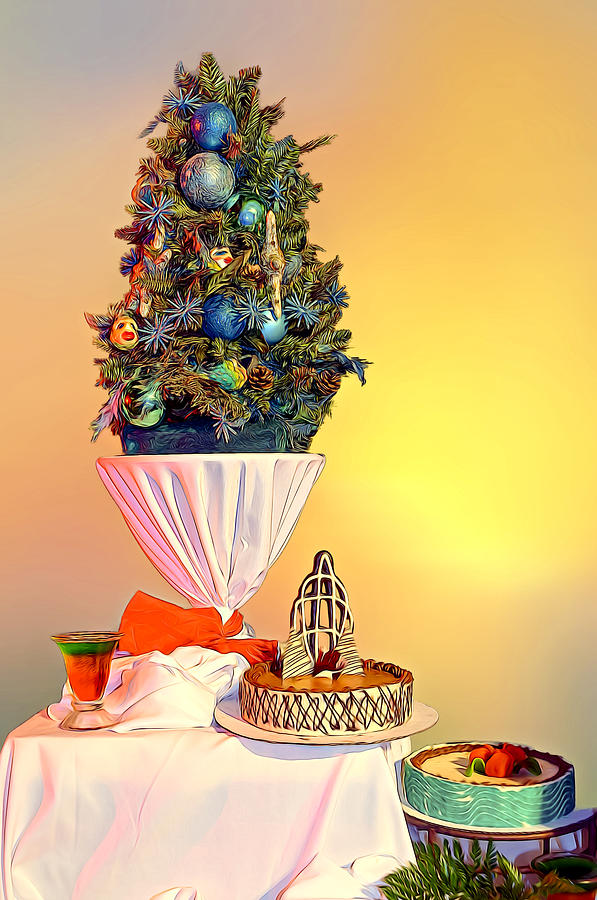 Cakes for Christmas Photograph by Maria Coulson