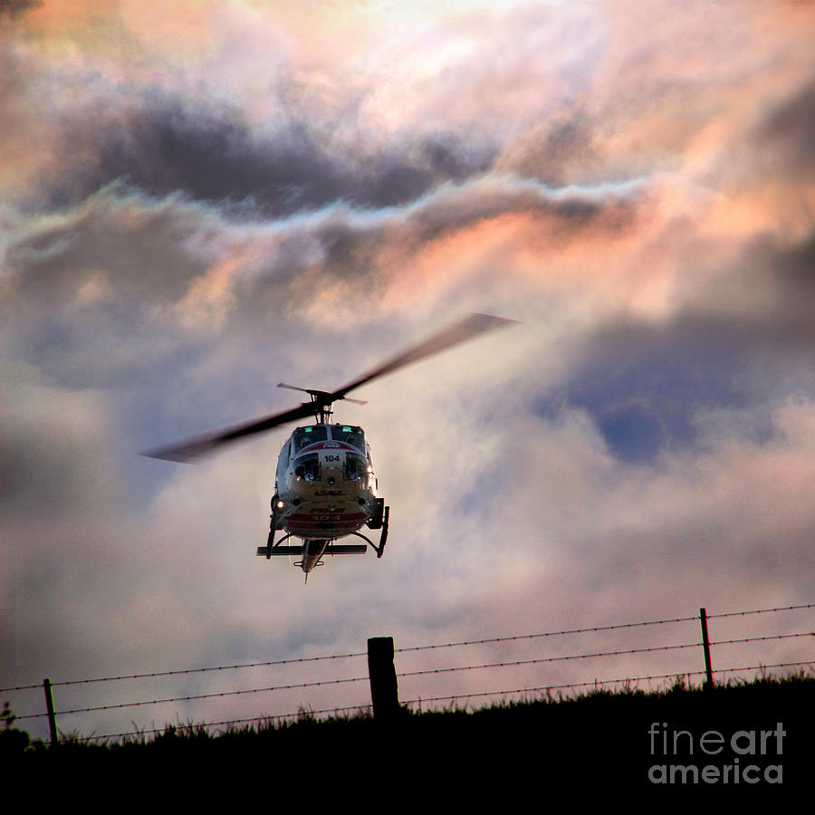 Cal Fire UH-1H Super Huey 104 Photograph by Wernher Krutein