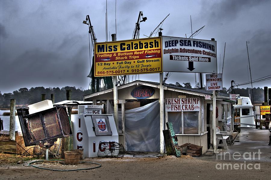 Dawson County Photograph - Calabash Bait Shop by Corky Willis Atlanta Photography