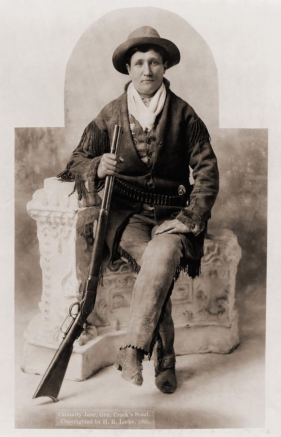 Calamity Jane 1852-1903, Was A Scout Photograph by Everett