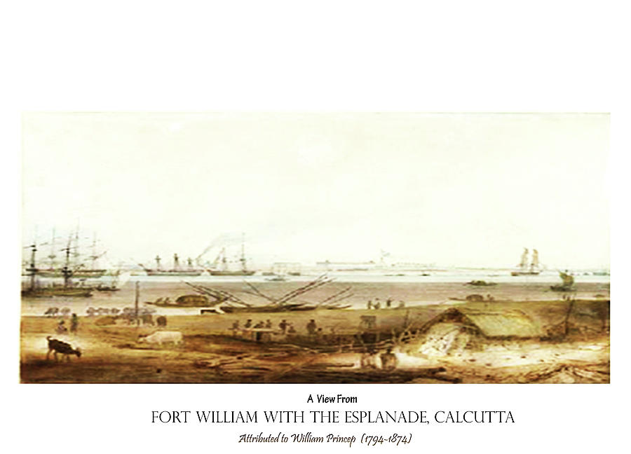 Calcutta in 18th Century Digital Art by Asok Mukhopadhyay
