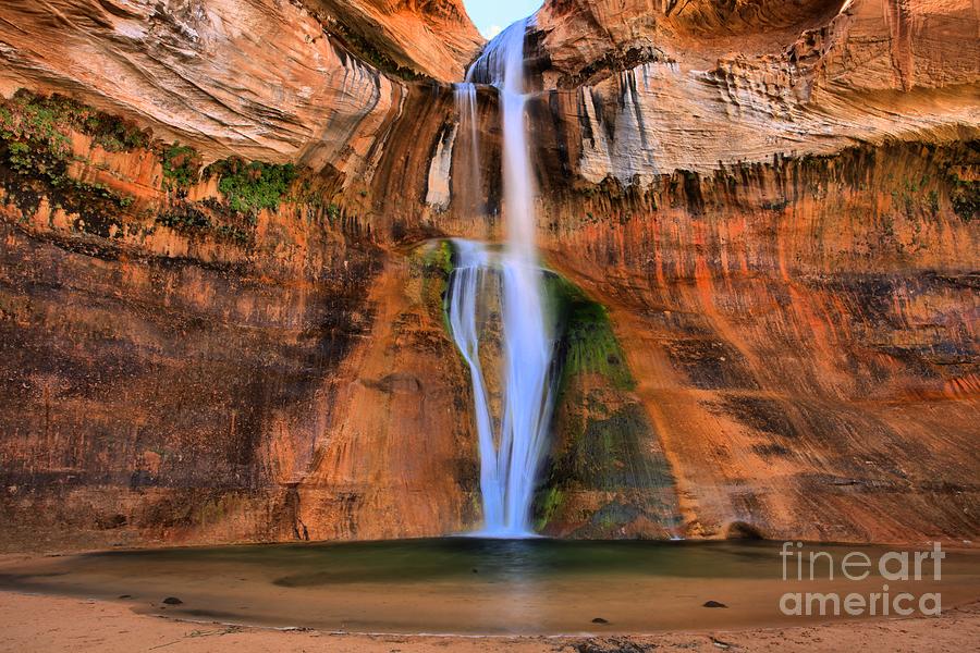 Waterfall Photograph - Calf Creek Falls Pool by Adam Jewell