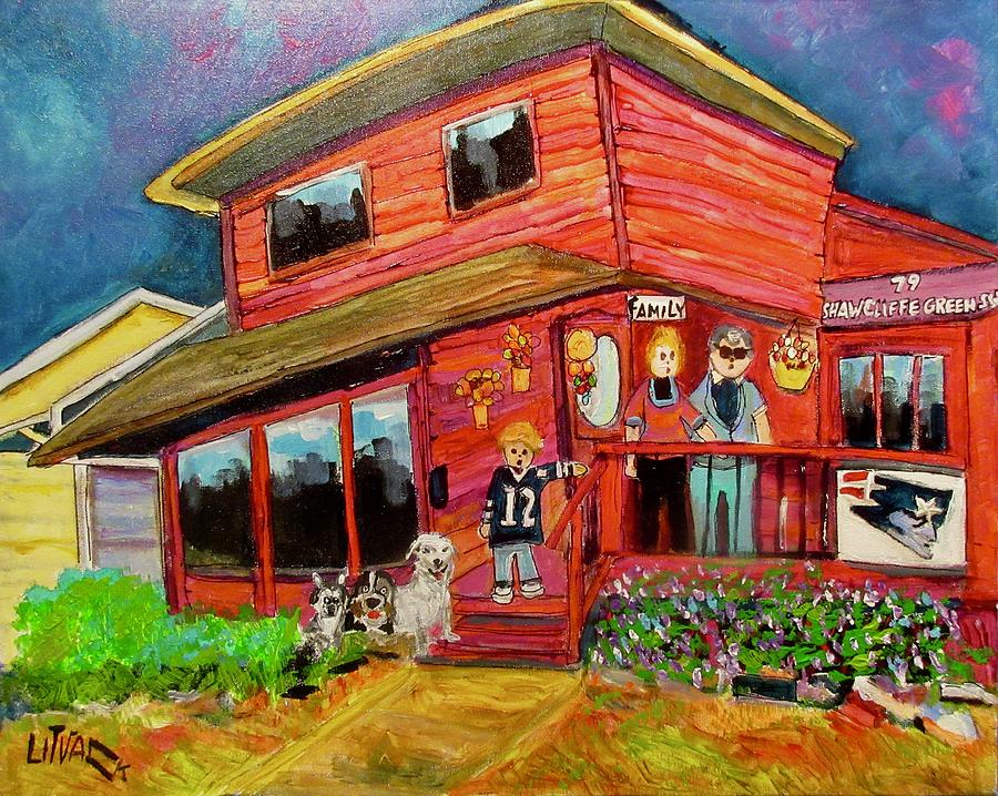 Calgary Family Painting by Michael Litvack