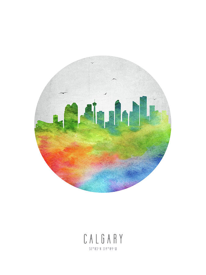 Calgary Skyline Caabca20 Digital Art