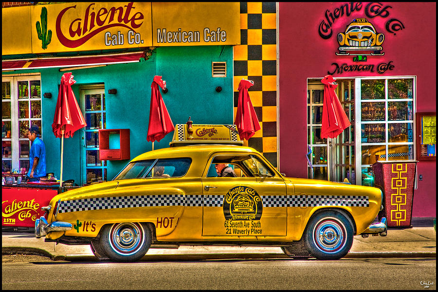 Caliente Cab Co Photograph by Chris Lord