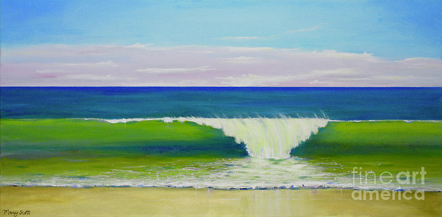 Califia Beach Painting by Mary Scott