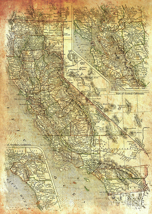 California 1895 Photograph by Steven Parker