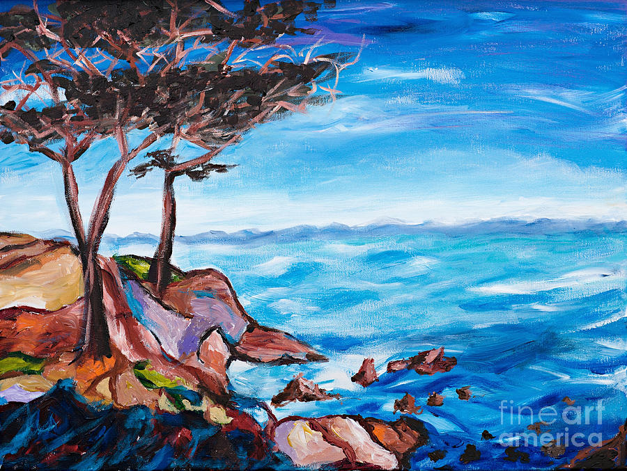 California Bay Painting by Art by Danielle
