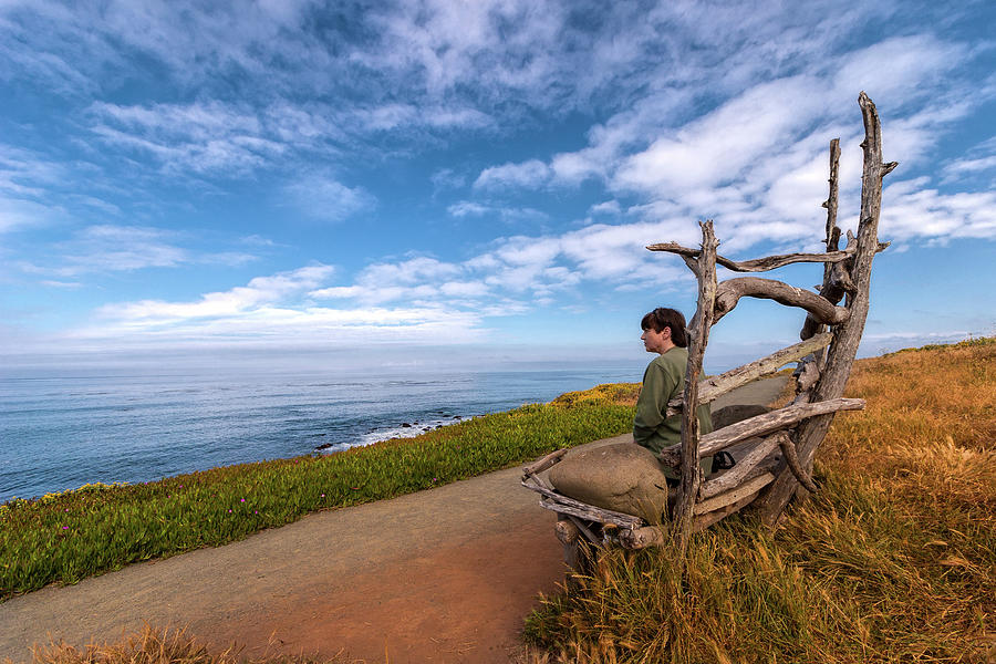 California Coast - Peaceful Moments Photograph by Dan Carmichael