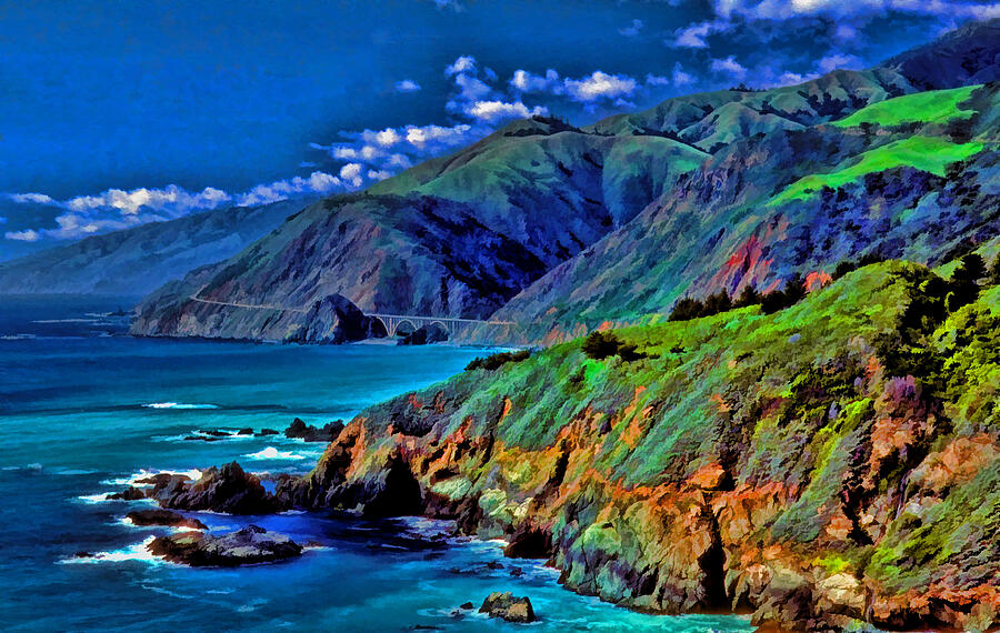 California Coastline Photograph by Allen Beatty