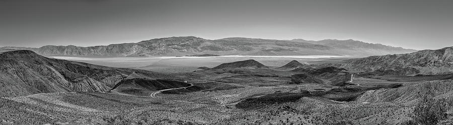 California Desert - Hot but not Humid Death Valley BW Photograph by Dan Carmichael