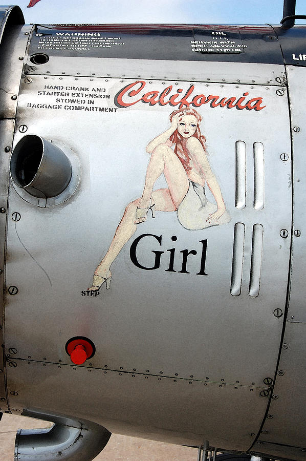 Airplane Photograph - California Girl by Jame Hayes