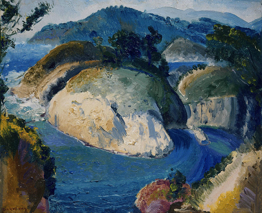 California Headlands Painting by George Bellows