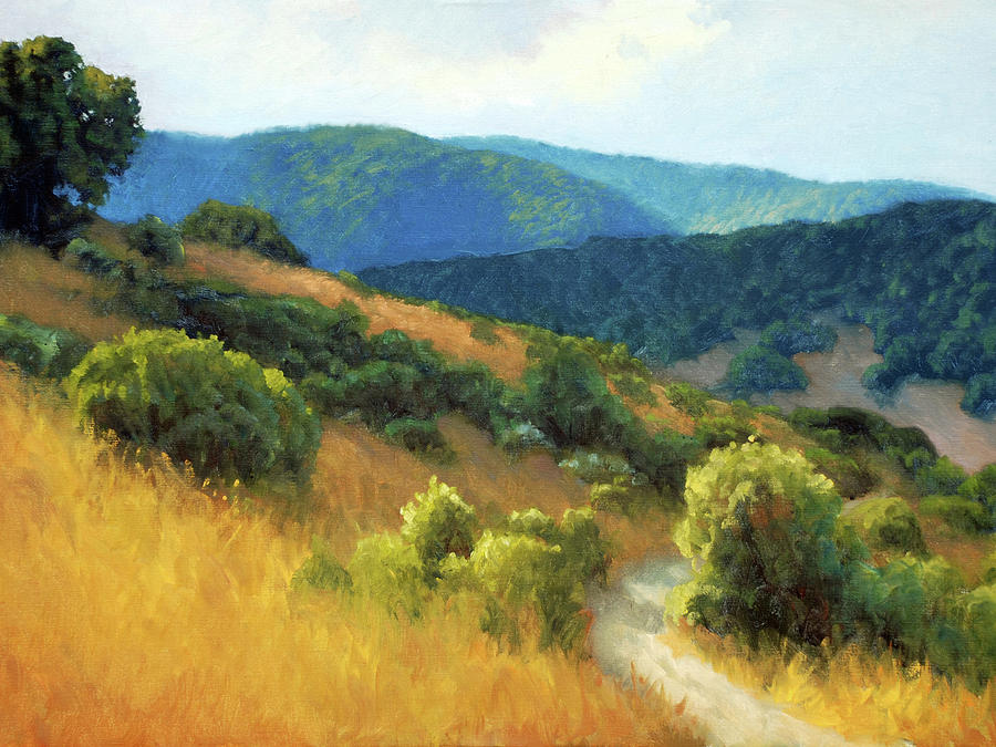California Painting - California Hills by Armand Cabrera