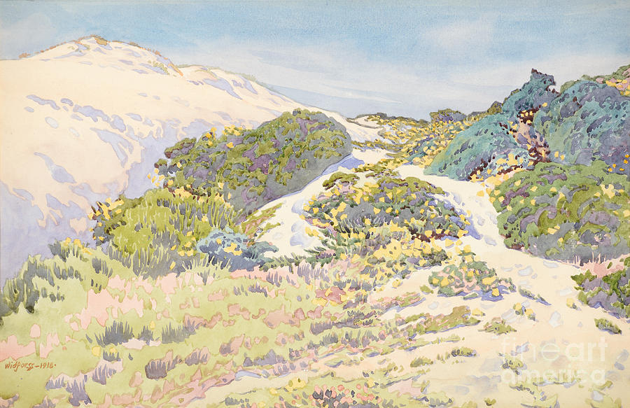 California Hills Painting by MotionAge Designs