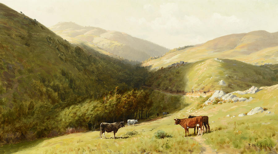 California Landscape Painting by Celestial Images