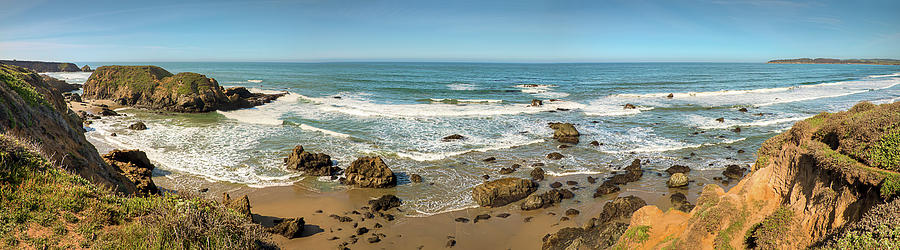 California Ocean Panorama Photograph by R Scott Duncan