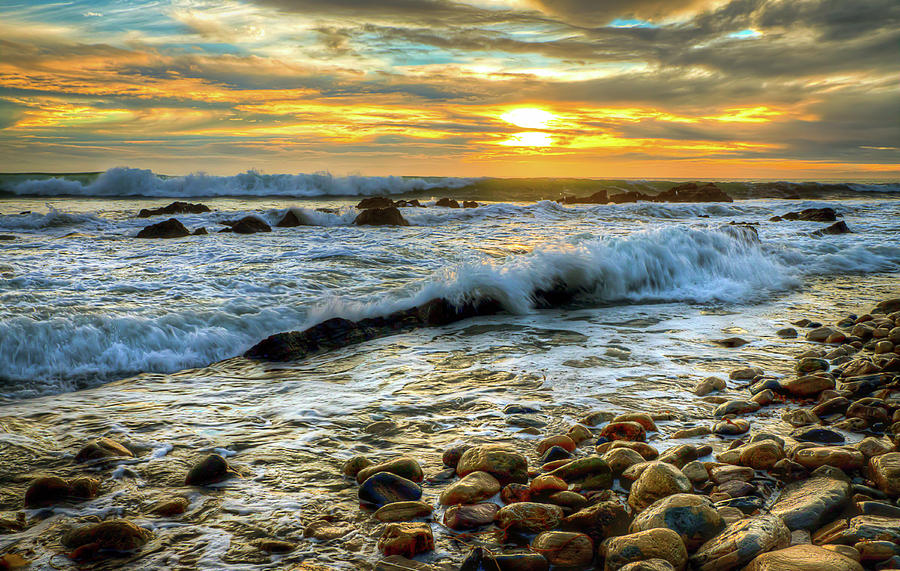 California Ocean Seascape Sunset Photograph by R Scott Duncan
