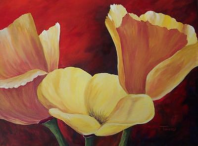 California Poppies 2007- sold Painting by Torrie Smiley