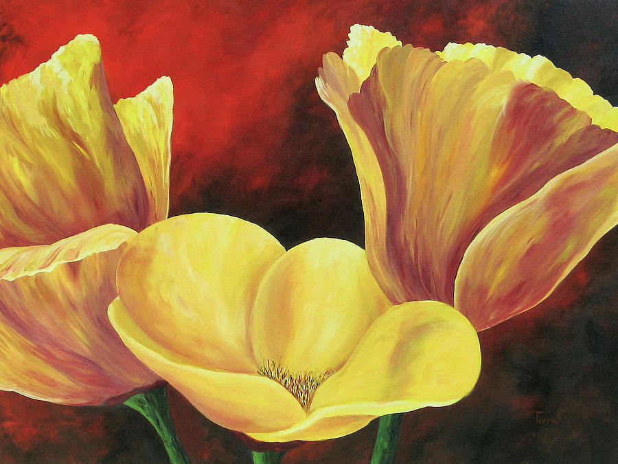 California Poppies IV Painting by Torrie Smiley