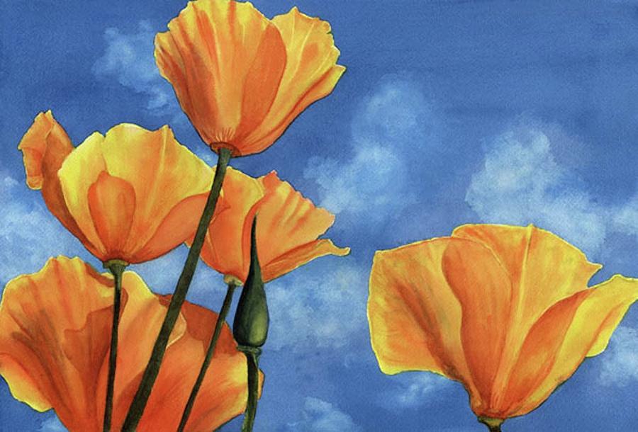 California Poppies Painting