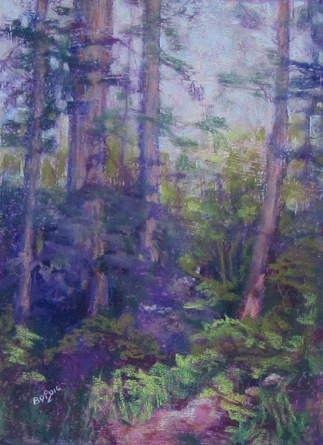 California Redwoods Painting by Barbara OToole