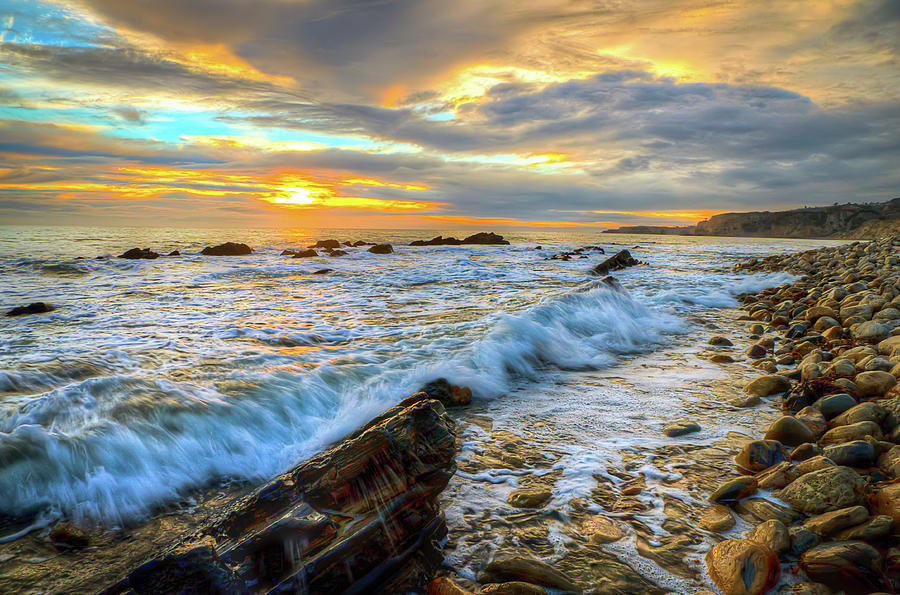 California Seascape Sunset Photograph by R Scott Duncan