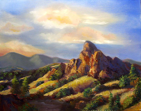 Landscape Painting - California Sentinel by Norah Brown