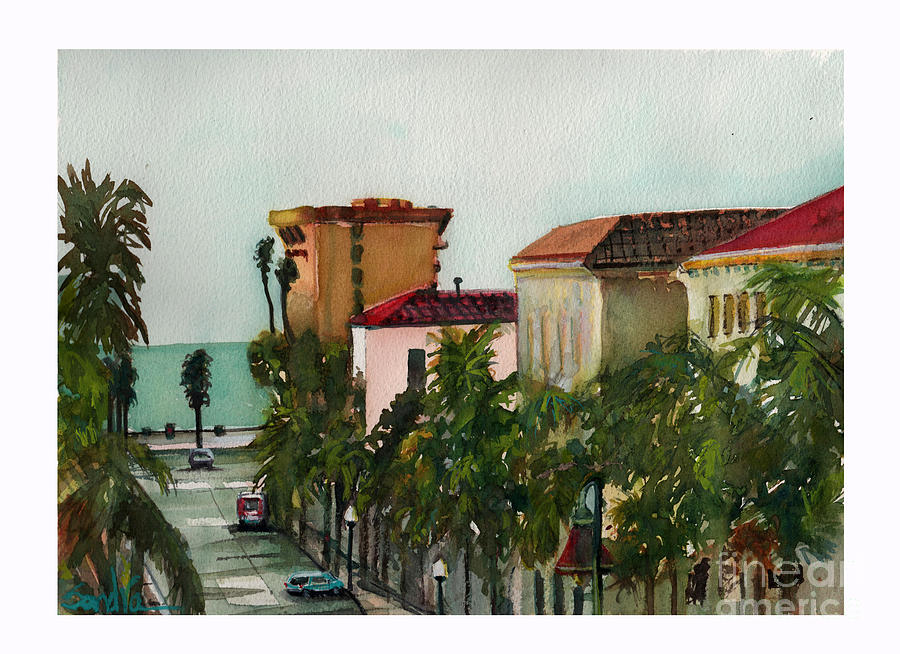 California Street Downtown Ventura Painting