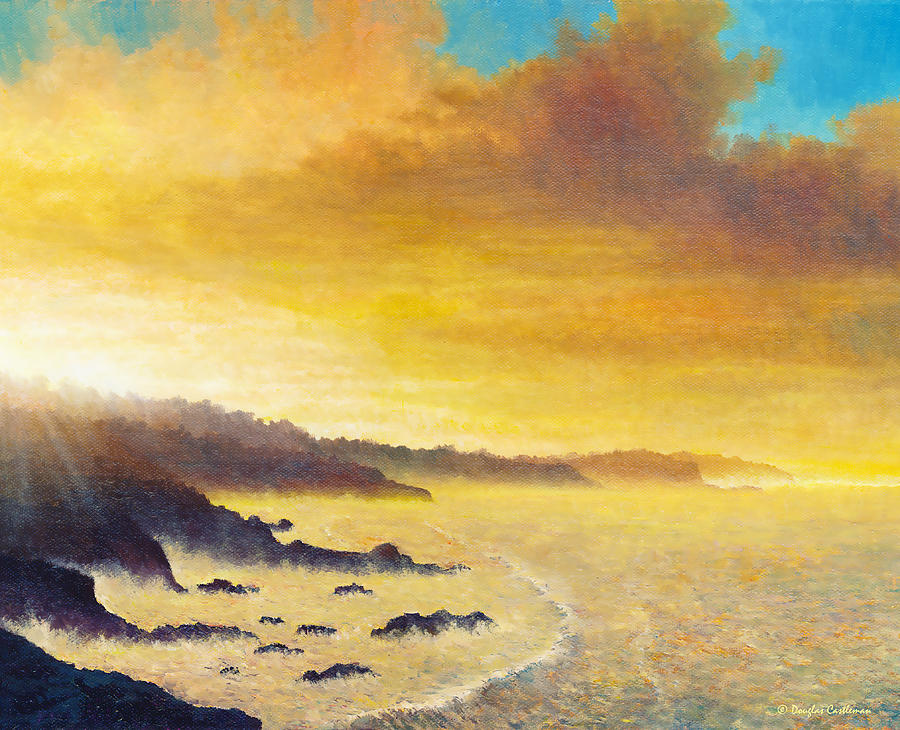 California Sunrise Painting by Douglas Castleman