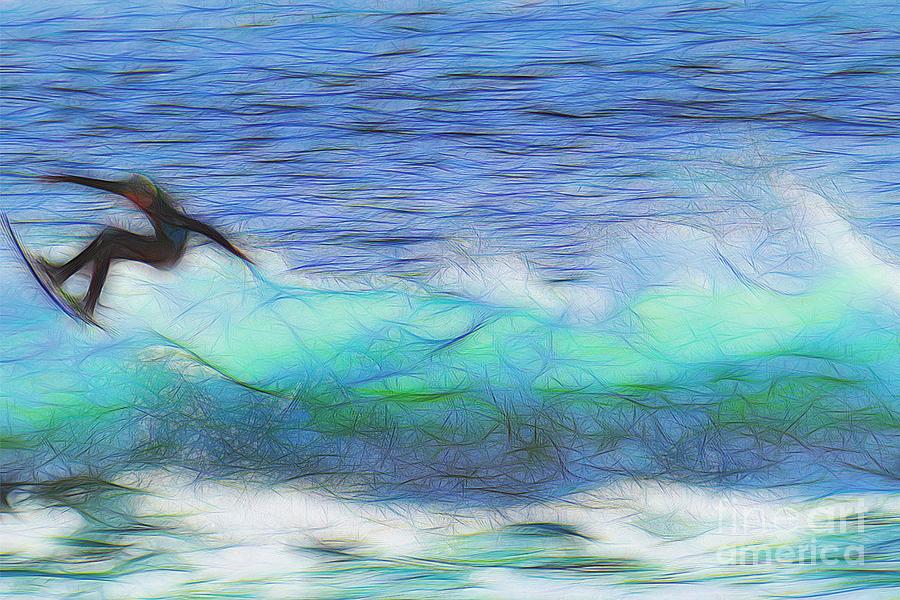 California Surfer Abstract Nbr 13 Photograph by Scott Cameron