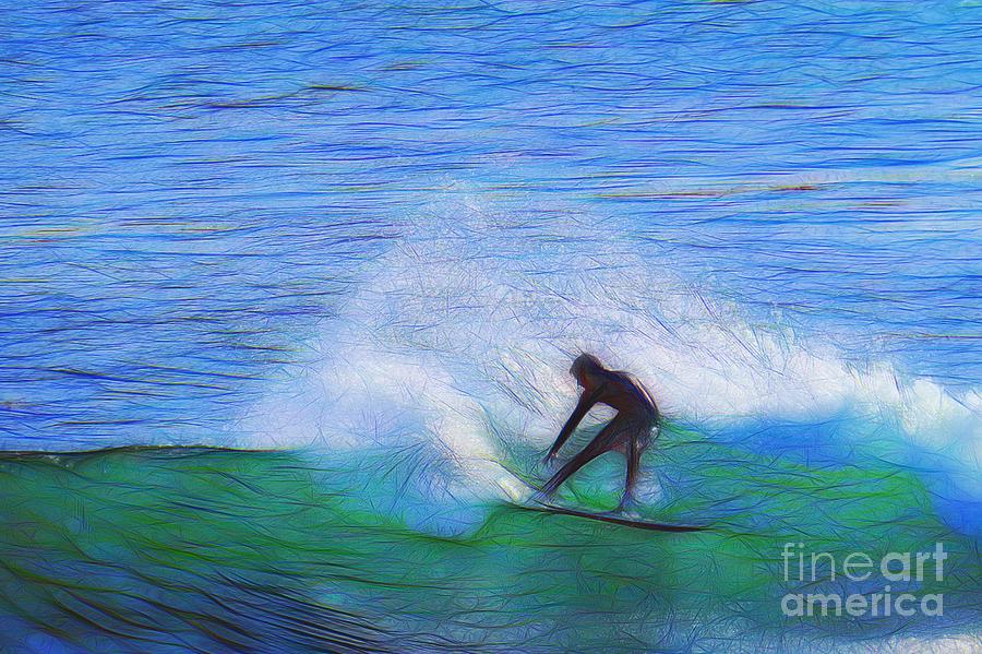 California Surfer Abstract Nbr 22 Photograph by Scott Cameron