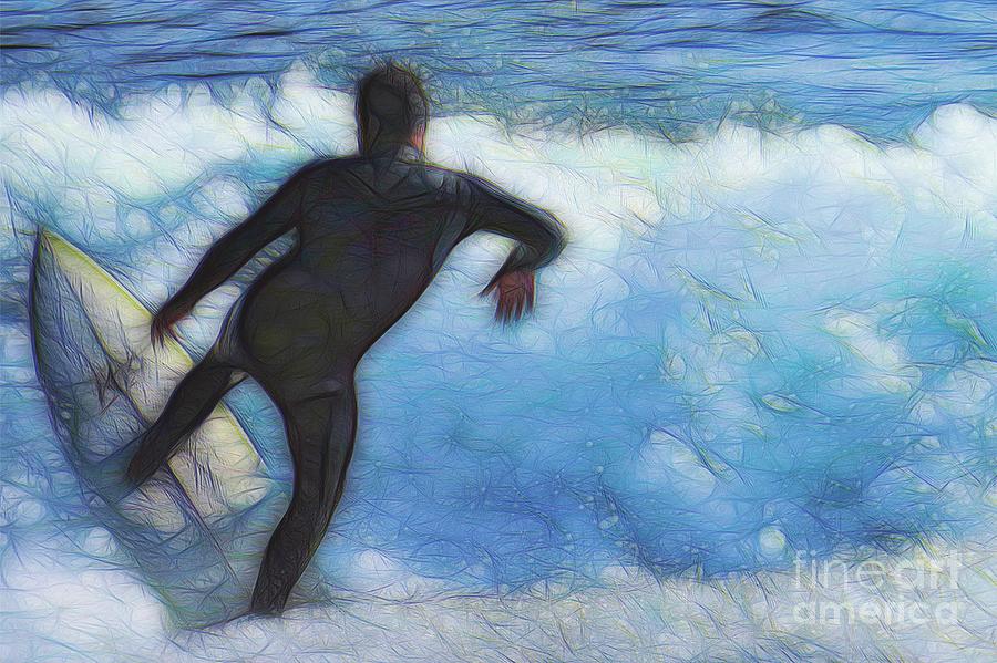 California Surfer Abstract Nbr 23 Photograph by Scott Cameron