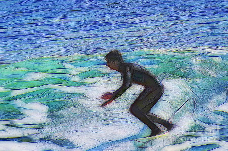 California Surfer Abstract Nbr 26 Photograph by Scott Cameron
