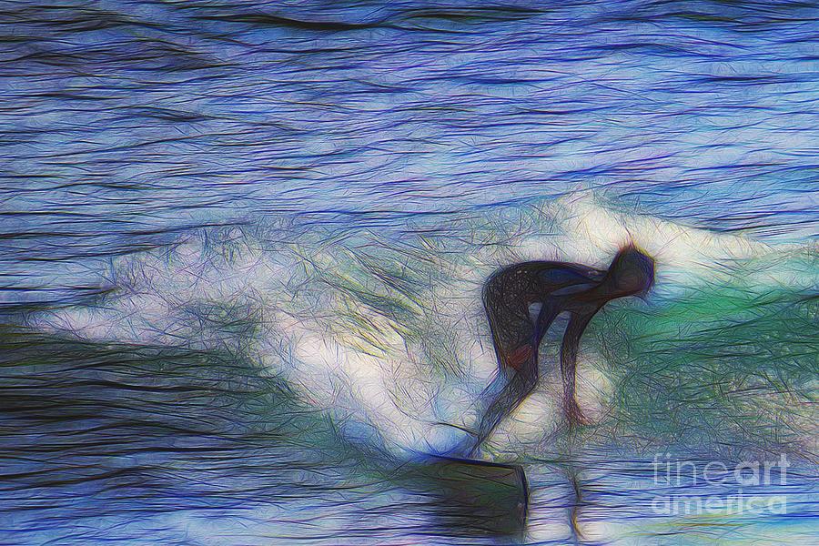 California Surfer Abstract Nbr 30 Photograph by Scott Cameron