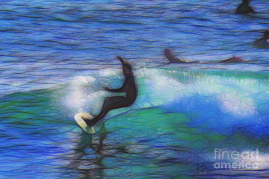 California Surfer Abstract Nbr 33 Photograph by Scott Cameron