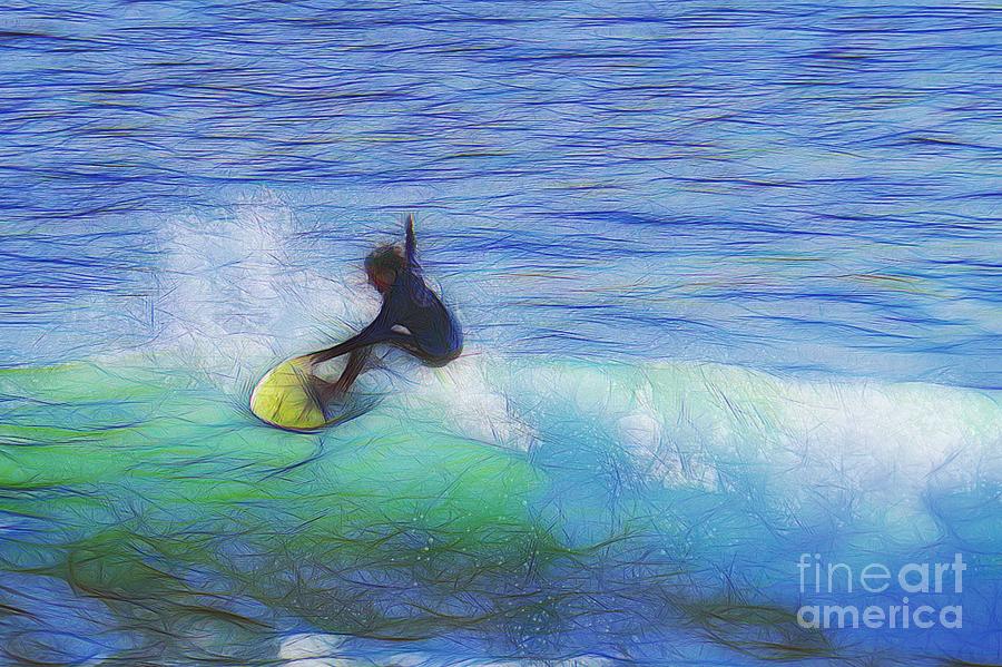 California Surfer Abstract Nbr 34 Photograph by Scott Cameron