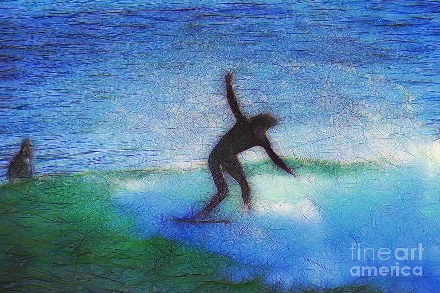 California Surfer Abstract Nbr 5 Photograph by Scott Cameron