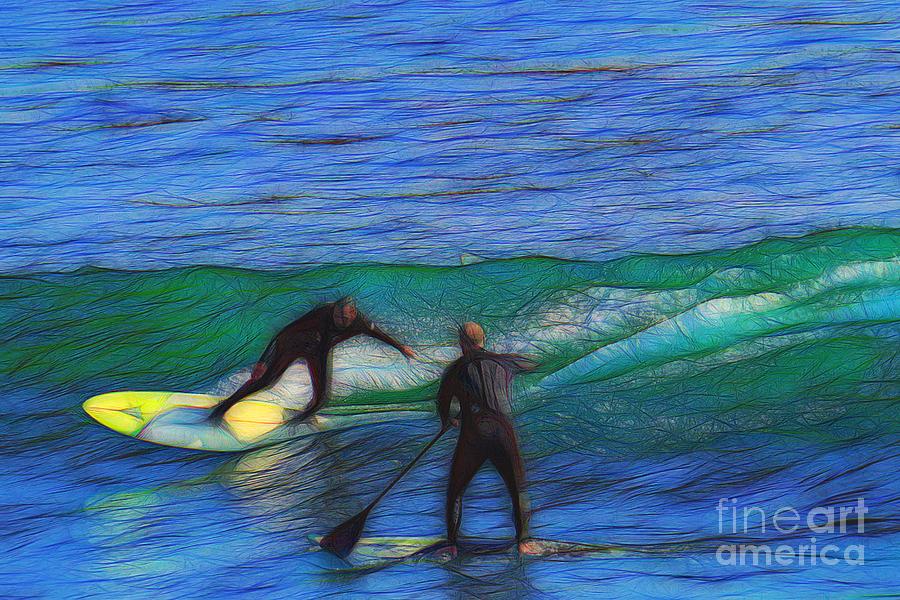 California Surfer Abstract Nbr 6 Photograph by Scott Cameron