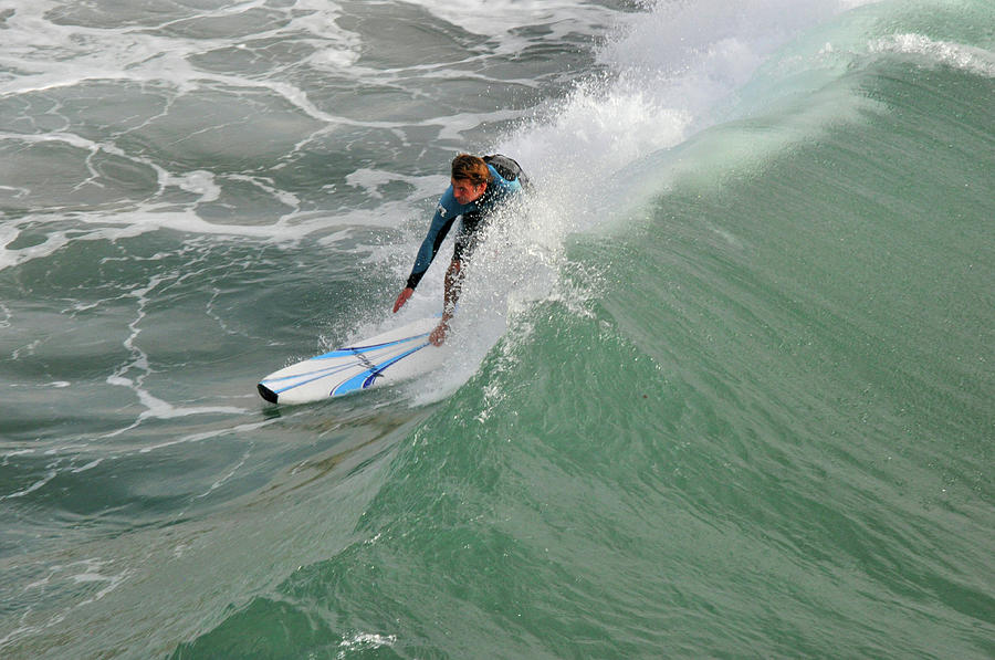 California surfer Photograph by Diane Lent
