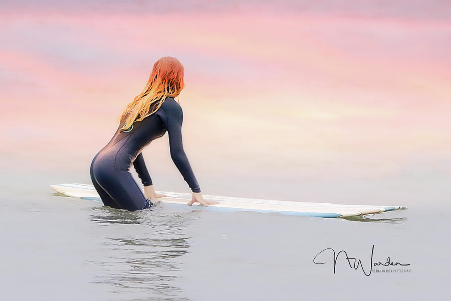 California Surfer Girl I Photograph by Norma Warden