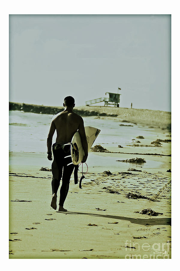 Nature Photograph - California Surfer by Scott Pellegrin