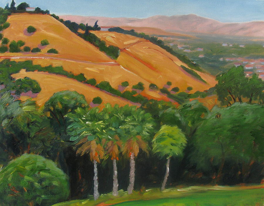 San Jose Painting - California View by Gary Coleman